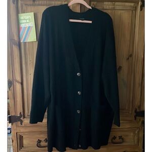Torrid Black Vegan Cashmere Cardigan Sweater